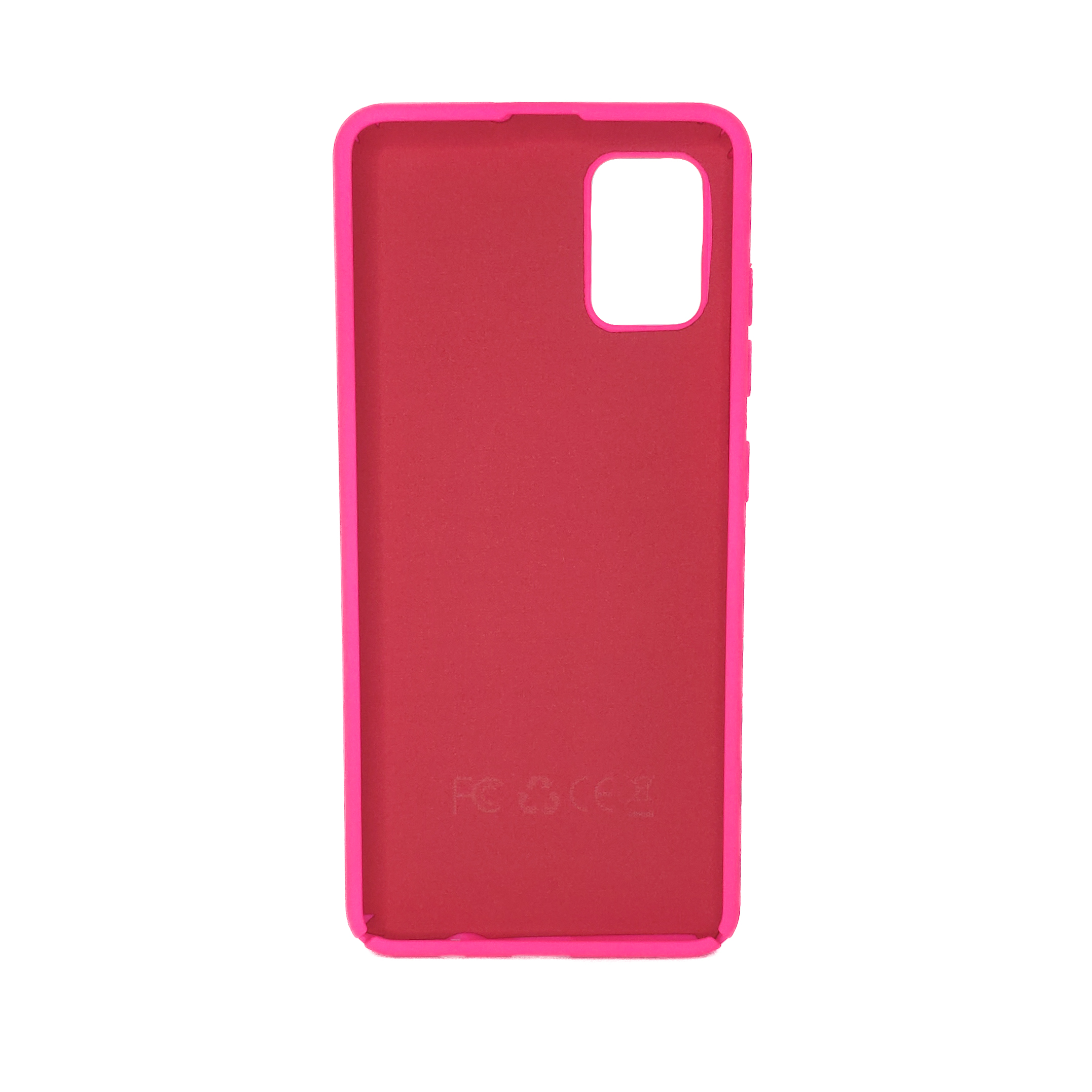 Protectores para celular  para Samsung  A51 Funda de silicona con felpa Fucsia